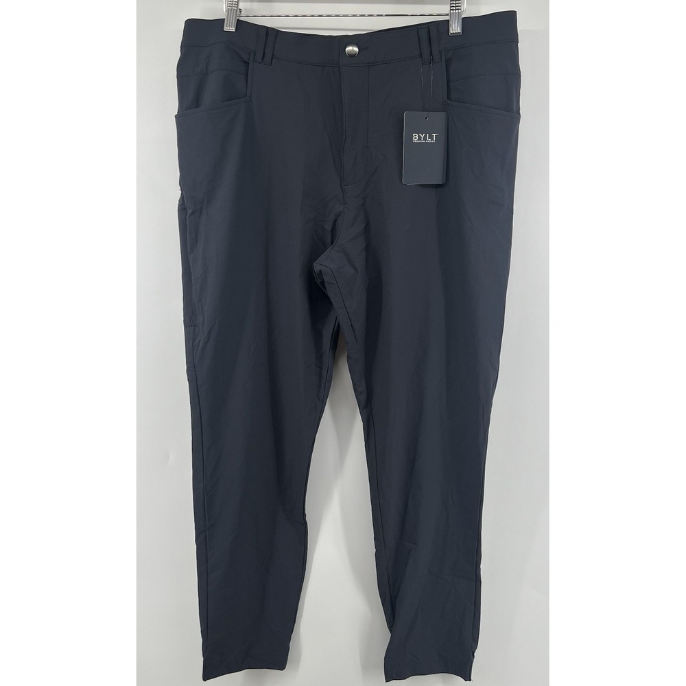 BYLT Ace Joggers Navy Blue Tagged 38 Measure 39 30" Inseam New NWT